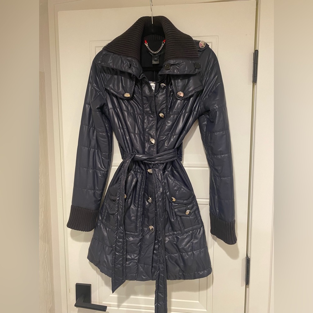 NWT- Marc by Marc Jacobs Black Trench Coat, Size Small